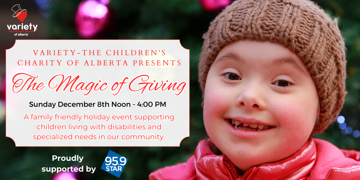 A free family friendly holiday event in downtown calgary for kids with disabilities